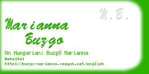 marianna buzgo business card